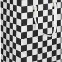 HIYAGON 75L Freestanding Laundry Basket,Large Collapsible Tall Clothes Hamper with Handles,Waterproof Toy Storage Bin for Boys and Girls,Baby Nursery(Racing flag)