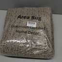 Collive 3x5 Entryway Rugs Indoor, Washable Bedroom Area Rug Non Slip Braided Cotton Kitchen Rugs, Black/Natural Farmhouse Throw Carpet Boho Floor Mat for Laundry Room Nursery House