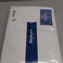 Bedsure Queen Sheets, Rayon Derived from Bamboo, Queen Cooling Sheet Set, Deep Pocket Up to 16", Breathable & Soft Bed Sheets, Hotel Luxury Silky Bedding Sheets & Pillowcases, Black