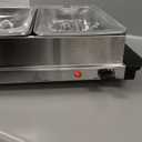 Alpha Living 3x2.5 QT Food Warmers for Parties Buffet Servers and Warmers  Premium Catering Supplies Buffet Display  Stainless Steel Electric Food Warmers with Temperature Control