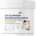 Cat Allergen Neutralizing Wipes, Cat Allergy Wipes for Humans & Home