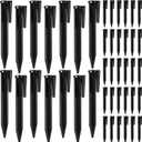 Wenqik 500 Count 3.3' Plastic Boundary Wire Stakes Lawn Pegs Landscape Staples Compatible with Robomow Mower, Husqvarna Automower, Pet Fence, for Use in Garden Lawn Fence