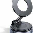 Vacuum Magnetic Car Phone Holder 360° Reinforced 96LBS Ultra Suction Cup Phone Mount for MagSafe Cell Phone Holders for Your Car/Gym/Mirror Mount for iPhone & Android