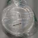 100 Count Clear Plastic Plates 9 Inch,Washable & ReusableDessert Plates Disposable,Cake Plates Disposable,Clear Plates For Party,Weddings and Events