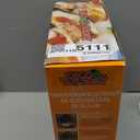 Taco Tuesday Deluxe 8-Inch 6-Wedge Electric Quesadilla Maker with Extra Stuffing Latch, Red