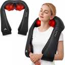 Neck Massager for Pain Relief Deep Tissue with Heat - Shiatsu Back and Shoulder Massage, Mothers Day Gifts for Mom Wife Women Her, Dad Men Him, Christmas, Fathers Day, Plug-in Use for Home Office Car