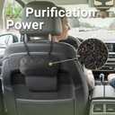 2 x Yuoyar Bamboo Charcoal Air Purifying Bag, Activated Car Deodorizer for Odor Eliminator, Car Air Freshener (Medium) (4 Ounce (Pack of 1), Black)