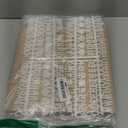 Felt Letter Board with 294 Letters, Numbers, Symbols - 10x10 inch Changeable Message Board with Wooden Frame Wall Mount (Beige)