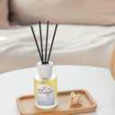 Reed Diffuser - Linen 4.06oz (120ml) 1 Pack Essential Oil Reed Diffuser Set with 8 Sticks, Long Lasting Fragrance for Home, Bathroom, Bedroom, Room, Decor