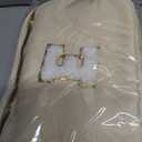 3 x 2025 Graduation Gifts for Her Women Girls,Personalized Belt Bag Waist Packs Trendy Fanny Pack Crossbody Bags,Initial White A,Cream Bag