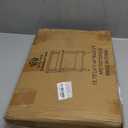 Apicizon 3 Tier End Table, Record Player Stand with Storage Shelf, Wooden Vinyl Record, Nightstand Bedside Table for Small Spaces, Bedroom, Living Room, Easy Assembly, Natural (1 Set)