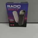 UMUTOO FM Radio, Rechargeable Portable Pocket Transistor Radio with Best Reception, LCD Digital Tuning with Backlight, Stereo Sound, Belt Clip for Jogging, Walking (Black)