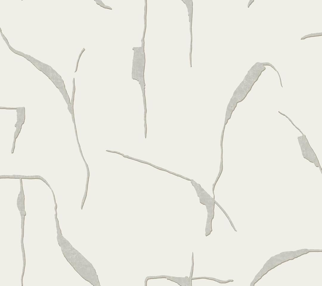 Nikki Chu Ivory Coast Navy and Glint Premium Peel and Stick Wallpaper, PSW1653RL