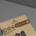 PUPTECK Non Slip Dog Socks to Prevent Licking for Hardwood Floors, Shoes for Hot Pavement Summer Small Medium Large Size Dogs Traction Control Booties Paw Protectors Boots Cold Winter (X-Small(2 Pair), Black)