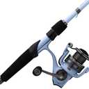 Abu Garcia® Zata LTD Spinning Size 3000 Reel and 7' Fishing Rod Combo, Rocket Line Management System, 24-Ton Graphite Blank, Aluminum Frame with Stainless Steel Components, Right/ Left Handle Position