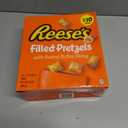 Reese's Filled Pretzels, Peanut Butter Pretzel Nuggets, Crunchy, Ready to Eat, Sweet and Salty Snack, 1 oz Bags (10 Count) (EXP 08/22/26)