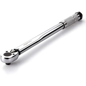 Basics 3/8inch Drive Click Torque Wrench Ratchet, 1580 ft.lb, 20.4108.5 Nm