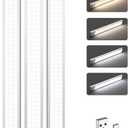 16 Inch Under Cabinet Lighting, 3Pack 5CCT Dimmable Closet Lights, Motion Sensor LED Lights of Battery Operated, Rechargeable Under Counter Light for Kitchen, Stairs, Bedroom, Wardrobe