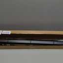 No Drill Blinds for Windows 1" Vinyl L-Shaped Slats Cordless Mini Blinds for Home, for Window Size 28" W  48" H Black