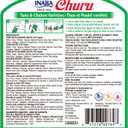 INABA Churu Cat Treats, Grain-Free, Lickable, Squeezable Creamy Pure Cat Treat/Topper with Vitamin E & Taurine, 0.5 Ounces Each Tube, 50 Tubes, Tuna & Chicken Variety (EXP 11/26/25)