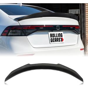 Rolling Gears Carbon Fiber Trunk Spoiler for 2023-2026 Honda Accord 11th | Rear Spoiler Wing for LX EX EX-L Sport-L Touring Hybrid trims · Carbon Fiber Look Spoiler
