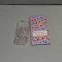 Loheckle for iPhone 17 Pro Case with Stand- Compatible with MagSafe Women Girls Cute Clear Aesthetic Unique Design Soft TPU Magnetic Ring Phone Cover for Apple 17 Pro, Purple Flower