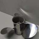 YOUNG PROPS OEM Upgrade Stainless Steel Outboard Boat Propeller for Yamaha Engines 20-30 HP 10 Tooth RH