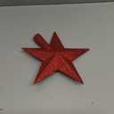 Star Tree Topper, 8" Red Christmas Tee Topper Decorations, Glitter 3D Xmas Bethlehem Star Waterproof Shatter-Proof, Christmas Tree Topper Ornament Decor for Christmas Holiday Party Indoor Outdoor Use