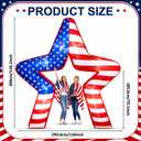 10Ft 4th of July Inflatable Independence 250th Anniversary Day Inflatable Decor Patriotic Inflatables Arch with Built-in LED American Flag Blow Up Archway for Labor Veterans Day Yard Lawn Decor
