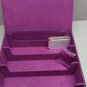 ZLCA Card Storage Box for MTG PTCG, Commander Deck Box Holds 3200+ Cards, Trading Card Storage Case with 4 Stoppers, Card Organizer for TCG Sport Cards(Black&Purple)