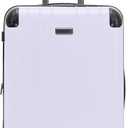 Flying Axis Collection Lightweight Hardside Expandable 8-Wheel Spinner Luggage, Lavender, 24-Inch Checked