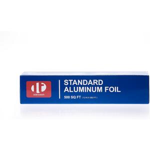 Standard Aluminum Foil 12" x 500 SQ FT for Grilling, BBQ, Cooking, Food Preservation & Storage, Commercial & Kitchen Use