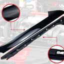 Windshield A-Pillar Molding Trim Kit Compatible with Ford Explorer 2011-2019 Replaces 926-450 926-451 4 Pcs