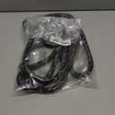 Fida Durable Slip Lead Dog Leash, 6 FT x 1/2" Heavy Duty Dog Loop Leashes, Comfortable Strong Rope Slip Leash for Large Medium Dogs, No Pull Pet Training Lead with Highly Reflective(1/2", Black)