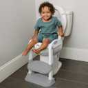 Step Up 2 N 1 Potty Training Seat, Upgrade Toddler Toilet Seat for Kids Boys Girls, Potty Training Toilet, Splash Guard Anti Slip Pad Step Stool