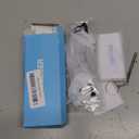 Dollger Blue Light Blocking Glasses for Men Computer Gaming Glasses Rectangle Metal Frame Anti Eyestrain Eye Protection (C1:black)