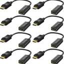 8 Pack 4K DisplayPort to HDMI Adapter, Uni-Directional DP to HDMI Adapters Compatible for DP Source to HDMI Dell, HP, Insignia, Samsung