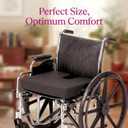 NOVA Coccyx Seat Cushion – High Density Foam U-Shaped Pillow for Tailbone Pain Relief, Sciatica & Back Support – Fits Wheelchair, Office Chair & Car – Non-Slip, Washable Cover – 20” x 16” x 3”