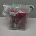 30pcs Velvet Christmas Ball Ornaments, Flocked Shatterproof Christmas Ornaments Hanging Xmas Tree Decorations Set for Home Party Holiday Decor (Multi-Size, Burgundy)