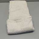 MIULEE Decorative Euro Sham Throw Pillow Covers for Couch Bed Livingroom 24x24 Inch Set of 2 Beige Boho Accent Throw Pllows Broadside Striped Patchwork Soft Corduroy Pillowcases