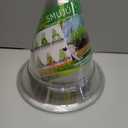 【10 Pieces】 Garden Cloches for Plants, Large Plant Covers Plant Protectors Transparent Bell Jar Cloches to Protect Plants from Birds, Slugs, Frost, Freeze Weather, 10.6" D x 9.5" H, Transparent