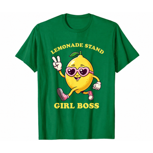 Lemonade Stand Girl Boss Funny Girls Lemonade Stand T-Shirt, Small