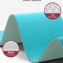 HAPBEAR Large Yoga Mat - 72"x36"x6mm (1/4 inch), Extra Wide Non-Slip Exercise Mat for Home Workout, Yoga, Pilates & Stretching, Durable, Includes Carry Bag