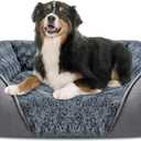 INVENHO X-Large Dog Bed for Large, Medium, Small Dogs - Rectangle, Washable, Orthopedic, Soft Calming Sleeping Puppy Bed - Durable Pet Cuddler with Anti-Slip Bottom - XL (35"x25"x10")