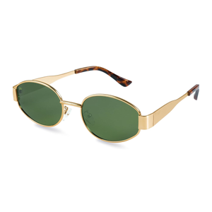 livho 2025 Trendy Oval Sunglasses - Stylish Polarized Shades for Everyday - Retro Metal Frames