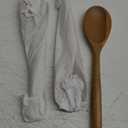 Wooden Spoons for Cooking, Healthy Acacia Wood Spoon Scoops, Kitchen Serving Spoon Set of 3, Food Servers Ladle, Cooking Utensil For Soup Stirring, Salad Servers