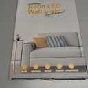 Happy Birthday Neon Sign - 16.5x10inch Custom Neon Sign for Wall Decor, Happy Birthday Light Up Sign Backdrop with Dimmable Switch for Bar Backyard Garden Party Best Kids Gift (Warm White)