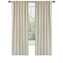 Blackout Curtains – Room Darkening, Noise-Reducing, Thermal Insulated – Energy-Efficient Window Treatment for Bedroom, Living Room & Home Office – 2 Panels, Light Beige, 42W x 63L Inch