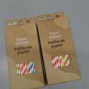  Paper Straws Jumbo Pack 75 Count, 2 Pack