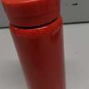 Mini Insulated Water Bottle, 7oz, Pocket Flask,Small Bottles, Slim Stainless Steel Coffee Bottle with Black Carrying Sleeve, Leak Proof, Keeps Drinks Hot and Cold (Red)